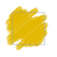 ligne Cadre avec Jaune brosse Contexte png