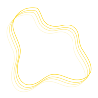 Gelb abstrakt Linie png