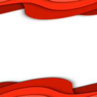 Gradient Red Frame Border png