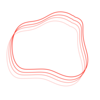 Red Abstract Line png