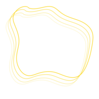 Yellow Abstract Line png