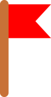 ícone de bandeira vermelha png