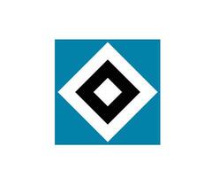 hamburguesa sv club símbolo logo fútbol americano bundesliga Alemania resumen diseño vector ilustración