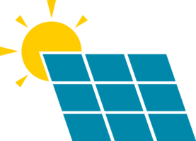 zonne- cel of zonne- paneel rooster module geel zon energie macht milieuvriendelijk vriendelijk schoon energie png