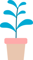 plant tree in pot houseplant icon doodle png