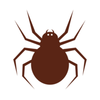 Spider Halloween Icon White Outline Style png