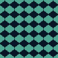 Seamless pattern of geometric elements in Moroccan style vector