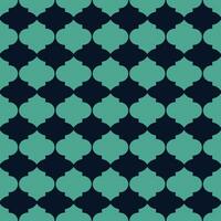 Seamless pattern of geometric elements in Moroccan style vector