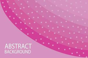 Abstract modern pink background with star vector illustration.