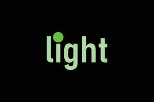 Light logo design vector template