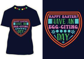 Happy Easter Day T-shirt  Design vector