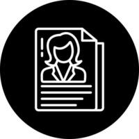 icono de vector de documento