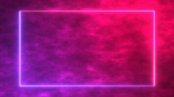 Nebular space background with neon saber for background photo