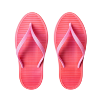 Vivid flip flops isolated. png