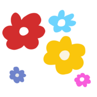 set of flowers png