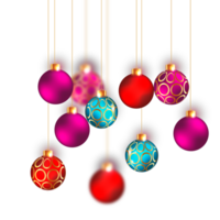 Natale palla decorazione realistico 3d palla palla png