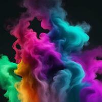 Colorful cloud simple photo