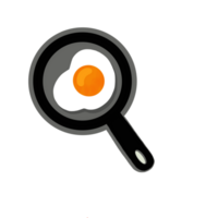 Illustration of yummy fried egg png