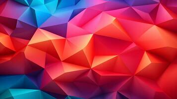 colorful abstract geometric background photo