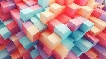 colorful abstract geometric background photo