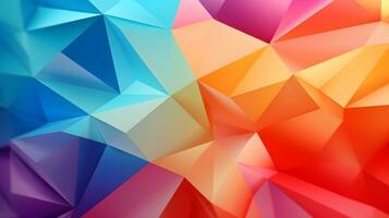 colorful abstract geometric background photo