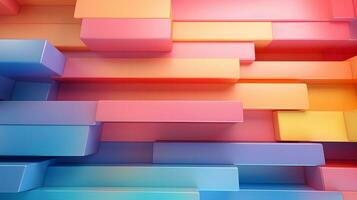 colorful abstract geometric background photo