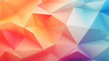 colorful abstract geometric background photo