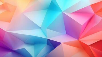 colorful abstract geometric background photo