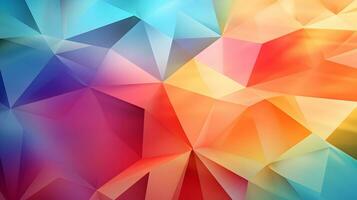 colorful abstract geometric background photo