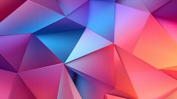 Fondo geométrico abstracto colorido foto