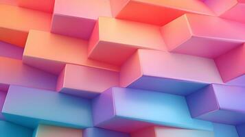 colorful abstract geometric background photo