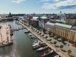 Views of Helsinki, Finland by Drone photo