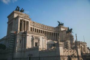 Víctor emanuele ii Monumento en Roma, Italia foto