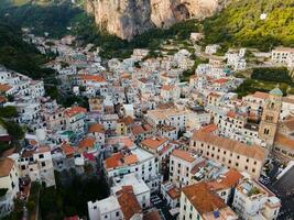 Views from Amalfi on the Amalfi Coast, Italy by Drone photo