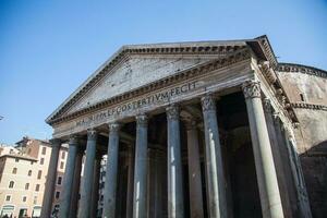 El panteón en Roma, Italia foto