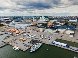 Helsinki Cathedral in Finland by Drone photo