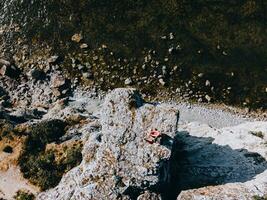 Hogklint in Gotland, Sweden by Drone photo