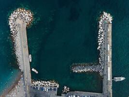 Views from Amalfi on the Amalfi Coast, Italy by Drone photo