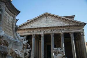 El panteón en Roma, Italia foto