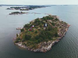 Helsinki Archipelago in Finland by Drone photo