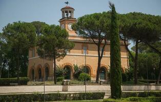 puntos de vista de villa borghese en Roma, Italia foto