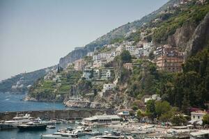 Views from Amalfi on the Amalfi Coast, Italy by Drone photo