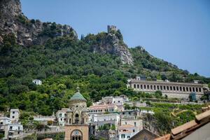 Views from Amalfi on the Amalfi Coast, Italy photo