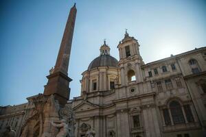 Piazza Navona in Rome, Italy photo