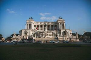 Víctor emanuele ii Monumento en Roma, Italia foto