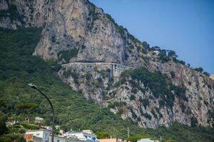 Views of Capri Island in Italy photo