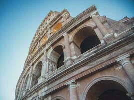 Views from the Colosseum in Rome, Italy photo