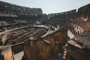 Views from the Colosseum in Rome, Italy photo