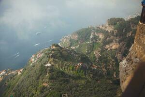 Villa Cimbrone Gardens in Ravello on the Amalfi Coast, Italy photo