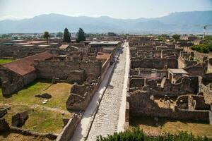 Views from around Pompeii near Naples, Italy photo